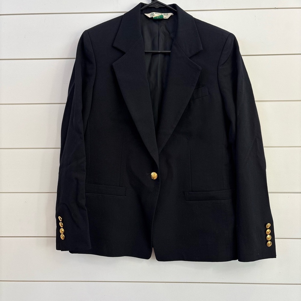 Vintage Austin Reed Black Blazer-Pantsuit